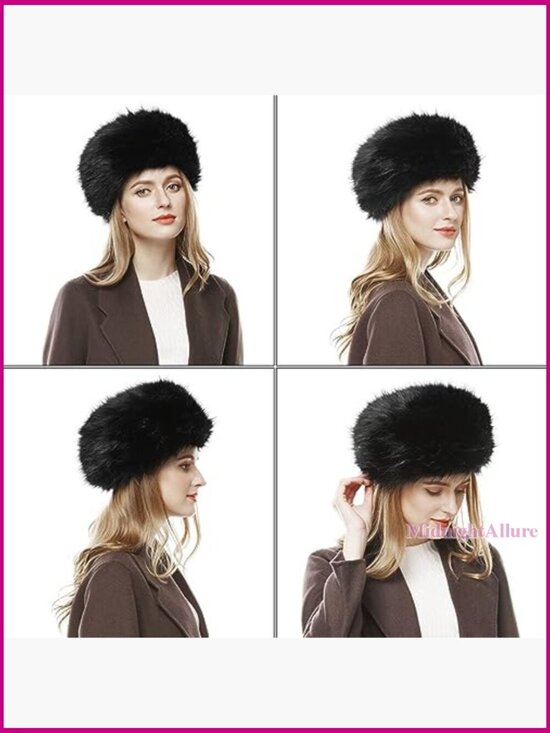 Winter Faux Fur Ushanka Hat Russian Style Warm Fluffy Bucket Cap main image 6